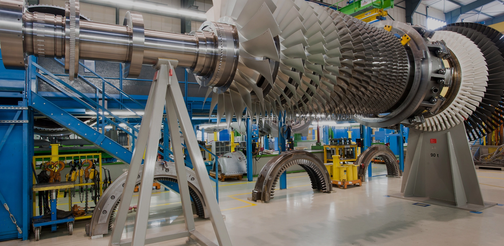 Attaches industrielles applaudies dans les turbines électriques et à gaz